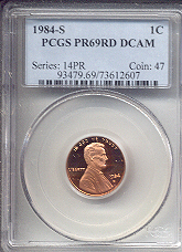 1984-S PCGS PR69RD DCAM